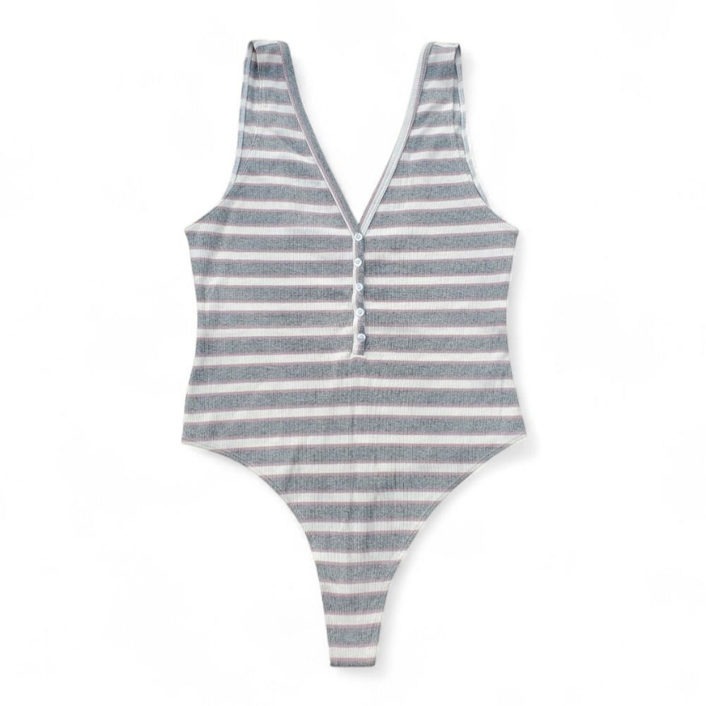 NWOT American Apparel Women's Striped Bodysuit